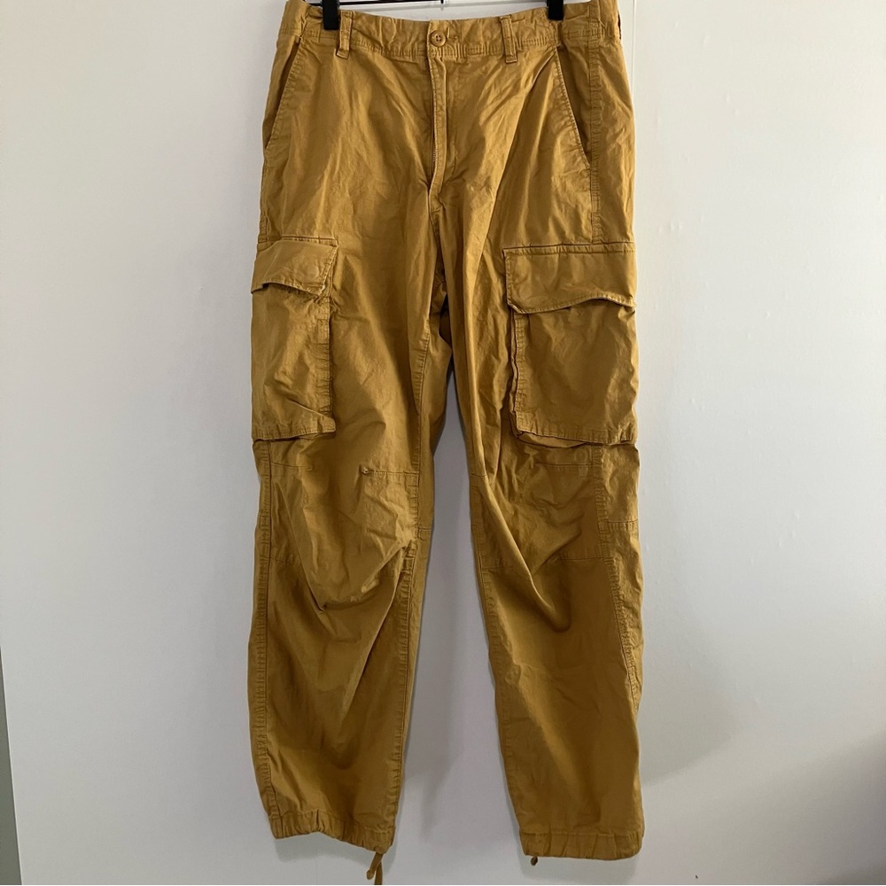 H&M Relaxed Fit Tan Cargo Pants SIze 30